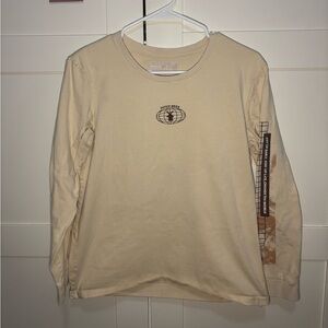 Dutch Bros Tan Long Sleeve Graphic Tee – “It’s All Good” Since 1992 (Unisex)